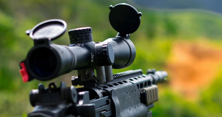 Vision non nette dans un fusil à lunette